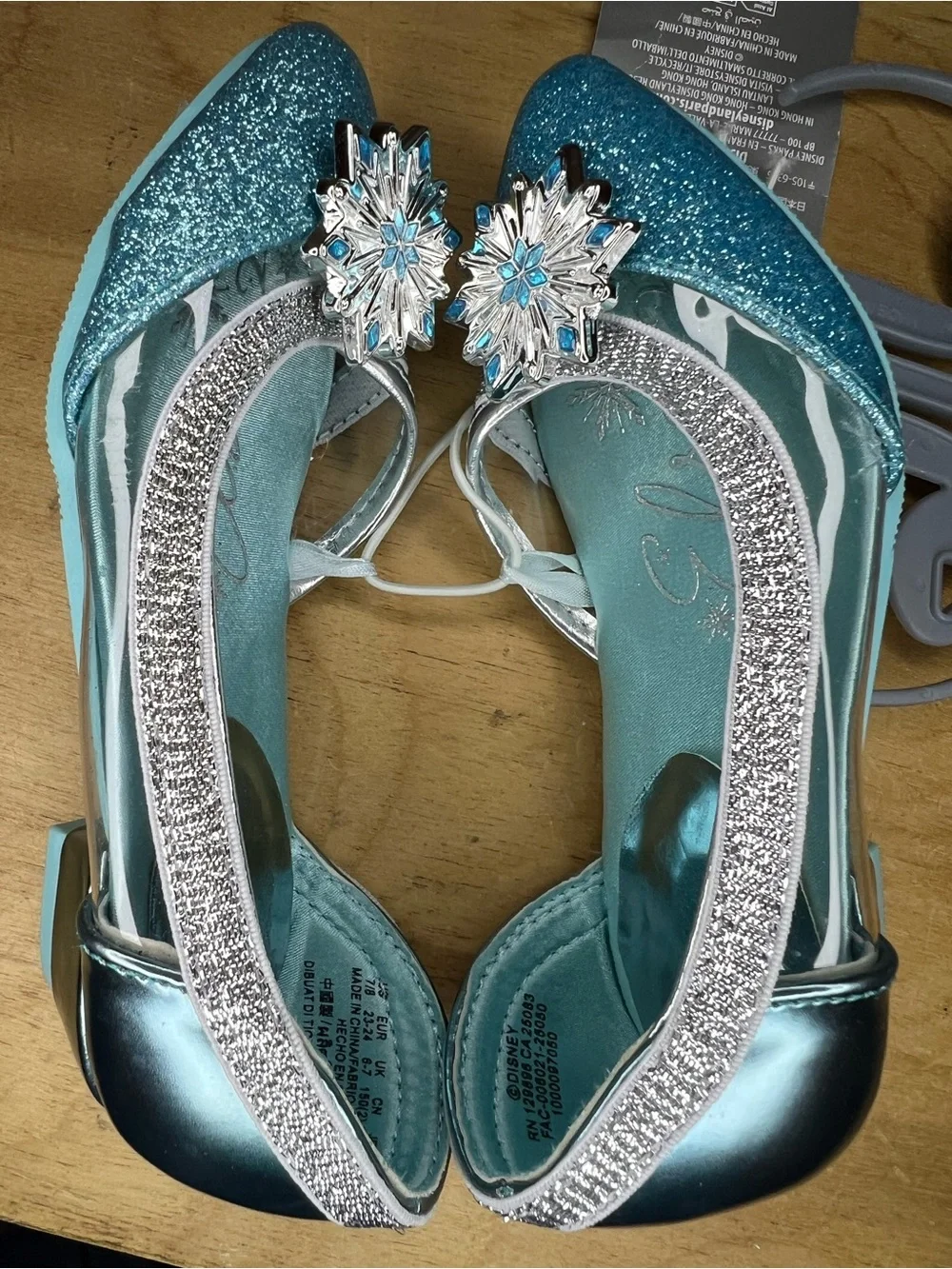 Disney Frozen Elsa Princess Play Shoes NWT - Picture 6 of 8